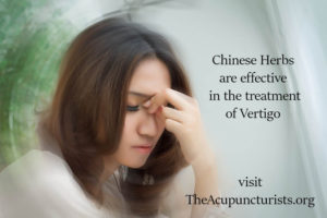 Chinese Herbal Medicine for Vertigo. Margate, Coral Springs and Coconut Creek Florida