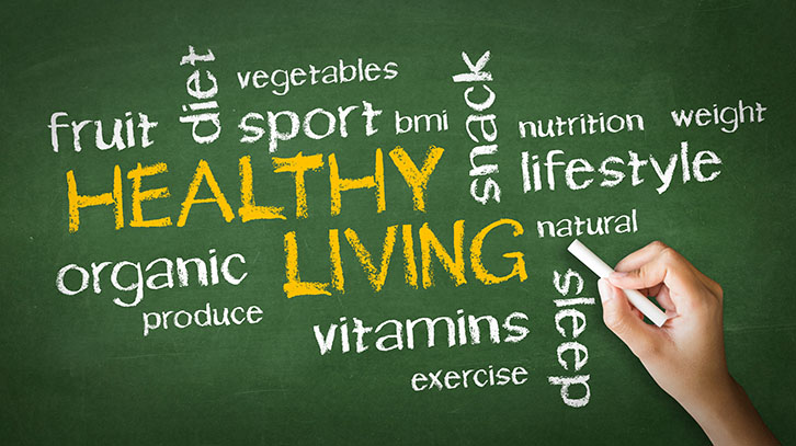 Healthy Living Infographic